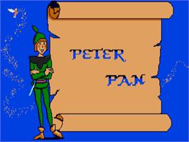 Title screen of Peter Pan on the Atari ST.
