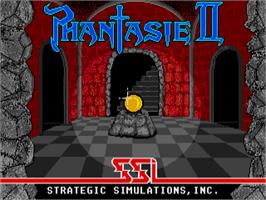 Title screen of Phantasie 2 on the Atari ST.