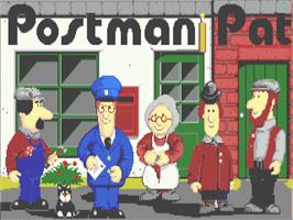 Title screen of Postman Pat on the Atari ST.