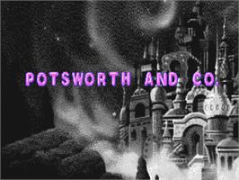 Title screen of Potsworth And Co. on the Atari ST.