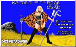 Title screen of Powerplay: The Game of the Gods on the Atari ST.