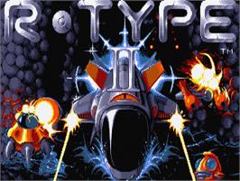 Title screen of R-Type 2 on the Atari ST.