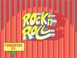 Title screen of Rock 'n Roll on the Atari ST.