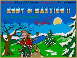 Title screen of Rody And Mastico 2 on the Atari ST.