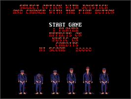 Title screen of ST Karate on the Atari ST.