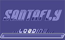 Title screen of SantaFly on the Atari ST.