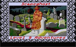 Title screen of Scapeghost on the Atari ST.