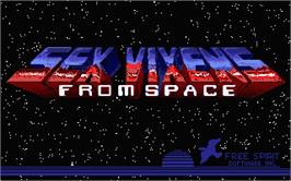 Title screen of Sex Vixens from Space on the Atari ST.