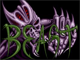 Title screen of Shadow Of The Beast on the Atari ST.