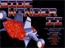 Title screen of Sidewinder 2 on the Atari ST.