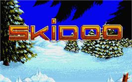 Title screen of Sky Fox on the Atari ST.