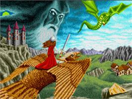Title screen of Slackskin And Flint on the Atari ST.