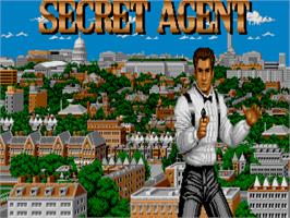 Title screen of Sly Spy - Secret Agent on the Atari ST.