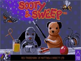 Title screen of Sooty And Sweep on the Atari ST.