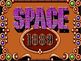 Title screen of Space 1889 on the Atari ST.