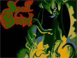 Title screen of Spell Bound on the Atari ST.