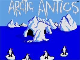 Title screen of Spy vs Spy - Arctic Antics on the Atari ST.