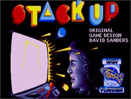 Title screen of Stack Up on the Atari ST.