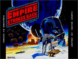 Title screen of Star Wars - The Empire Strikes Back on the Atari ST.