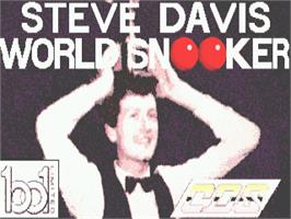 Title screen of Steve Davis World Snooker on the Atari ST.