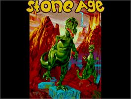 Title screen of Stone Age on the Atari ST.