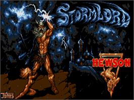 Title screen of Stormlord on the Atari ST.