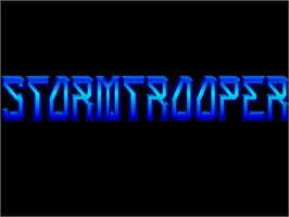 Title screen of Stormtrooper on the Atari ST.