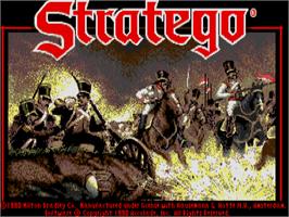 Title screen of Stratego on the Atari ST.