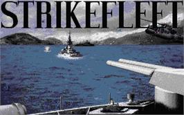 Title screen of Strike Fleet on the Atari ST.