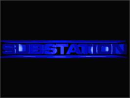 Title screen of Substation on the Atari ST.