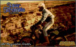Title screen of Super Scramble Simulator on the Atari ST.