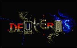 Title screen of Terrorpods on the Atari ST.