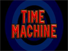 Title screen of Time Machine on the Atari ST.