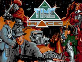 Title screen of Time Race on the Atari ST.