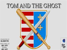 Title screen of Tom And The Ghost on the Atari ST.