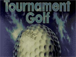 Title screen of Tournament Golf on the Atari ST.