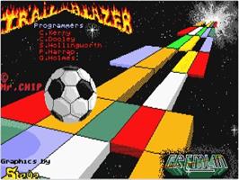 Title screen of Trailblazer on the Atari ST.