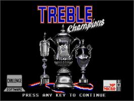 Title screen of Treble Champions on the Atari ST.