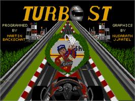 Title screen of Turn It on the Atari ST.