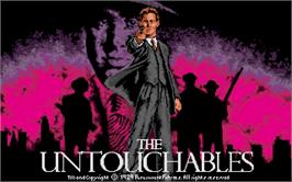 Title screen of Untouchables on the Atari ST.