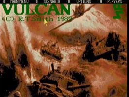Title screen of Vulcan - The Tunisian Campaign on the Atari ST.