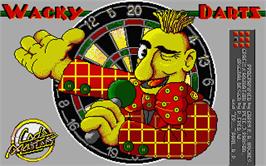 Title screen of Wacky Darts on the Atari ST.