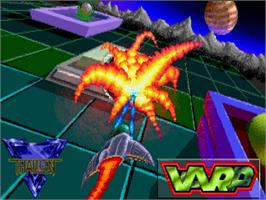 Title screen of Warp on the Atari ST.