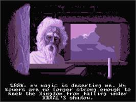 Title screen of Ween - The Prophecy on the Atari ST.
