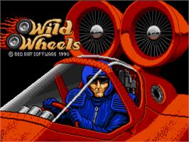 Title screen of Wild Wheels on the Atari ST.