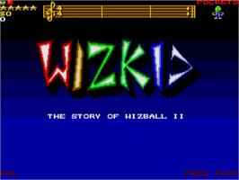 Title screen of Wizkid on the Atari ST.