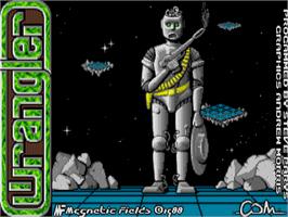 Title screen of Wrangler on the Atari ST.