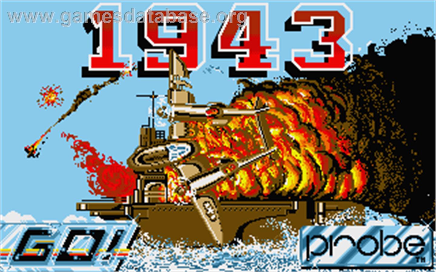 1943: The Battle of Midway - Atari ST - Artwork - Title Screen