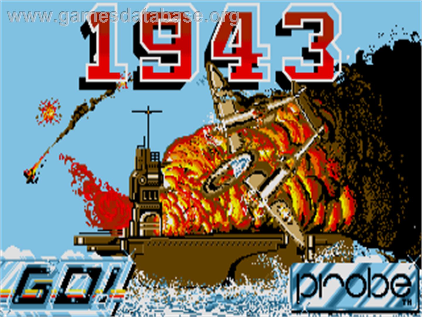 1943 - The Battle Of Midway - Atari ST - Artwork - Title Screen