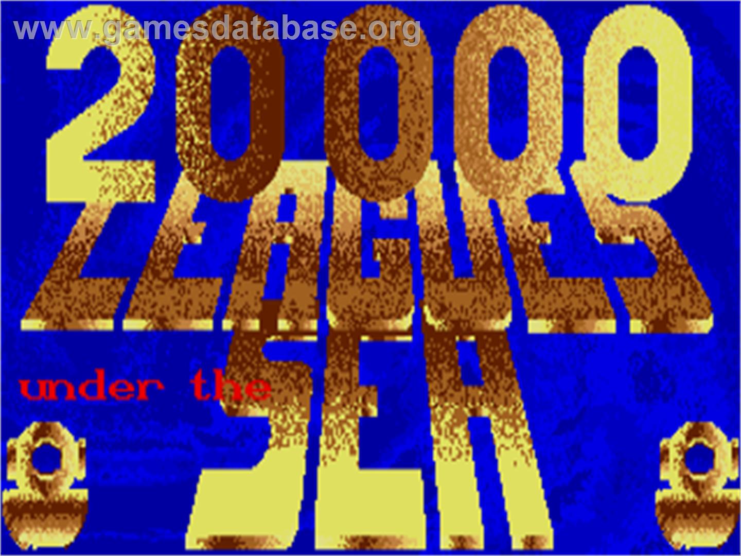 20 000 Leagues Under the Sea - Atari ST - Artwork - Title Screen